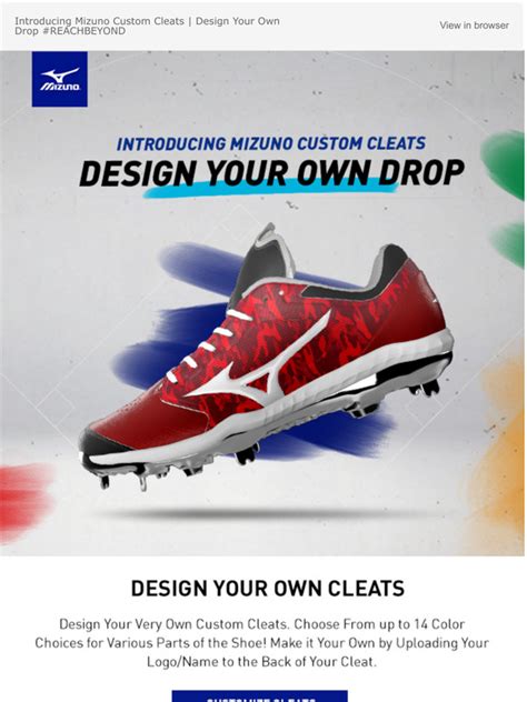 build your own baseball cleats.